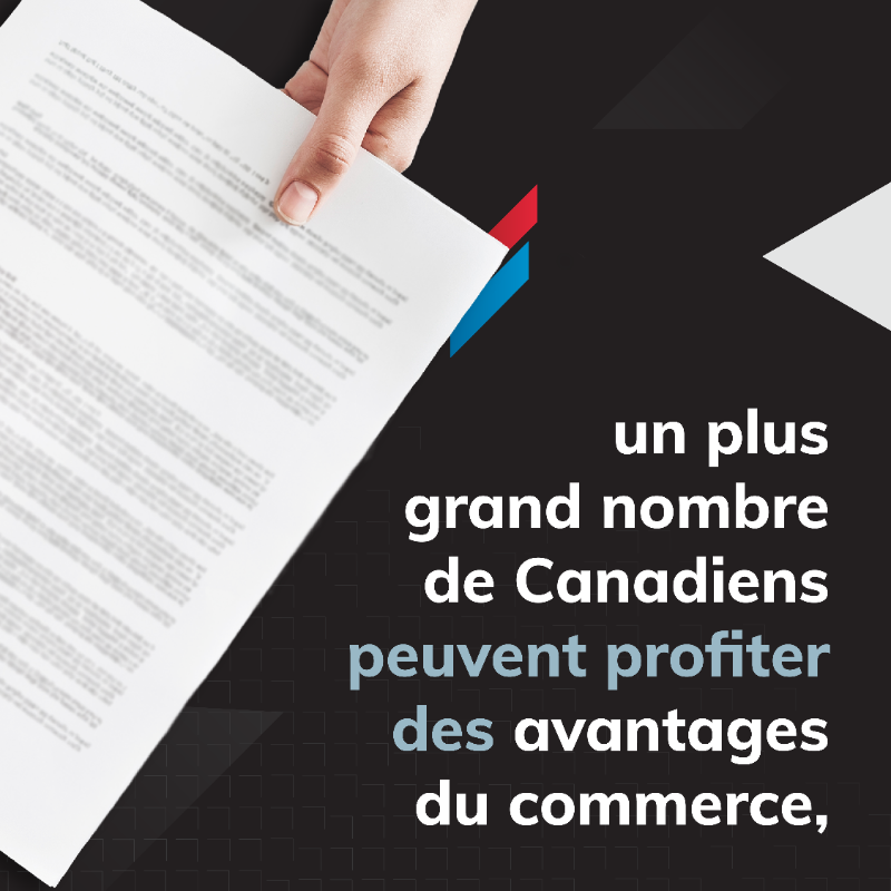 SDC_TCS's tweet photo. Lorsqu'il s'agit de politiques commerciales et de la négociation d'accords de libre-échange, il est essentiel de s’assurer que le Canada adopte une approche #inclusive en matière de #commerce, afin que tout le monde puisse en bénéficier.