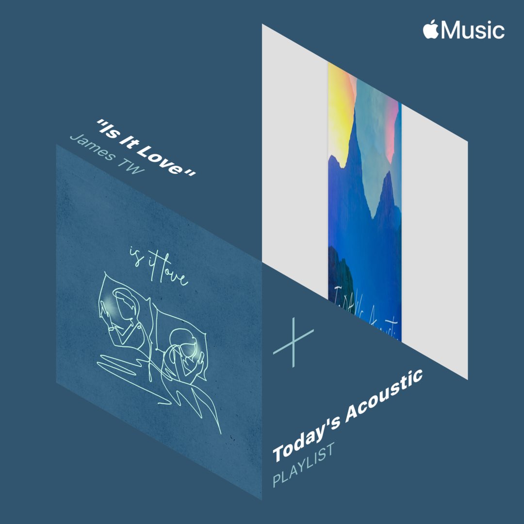 Thank you @AppleMusic for the add on Today’s Acoustic!