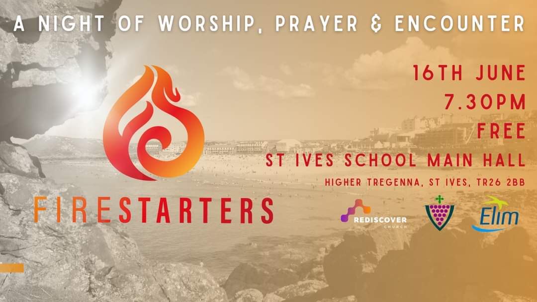 We're holding two worship, prayer and encounter nights in St Ives, Cornwall on the 16th June &amp; 7th July - <a href="/rediscoverexe/">Rediscover Church</a> partnering with The Vine for these powerful nights of encountering the Holy Spirit.

If you are in this area of Cornwall then we would love you to come along