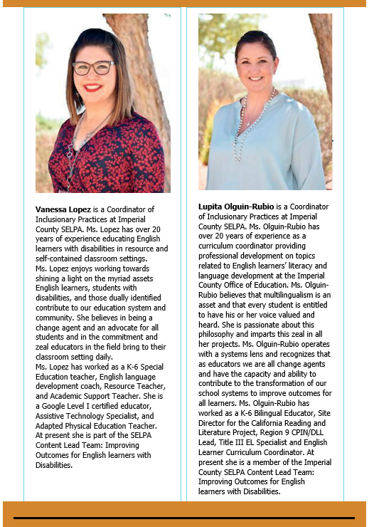 el_swd's tweet image. Hello friends! Please join us for our upcoming session with SPP TAP focused on Equitable SPED Referrals for Multilingual Learners: Key Considerations for Student Support Teams. Register here: bit.ly/43kwdXm #DuallyIdentified #MultilingualLearnersWithDisabilities #ICSELPA