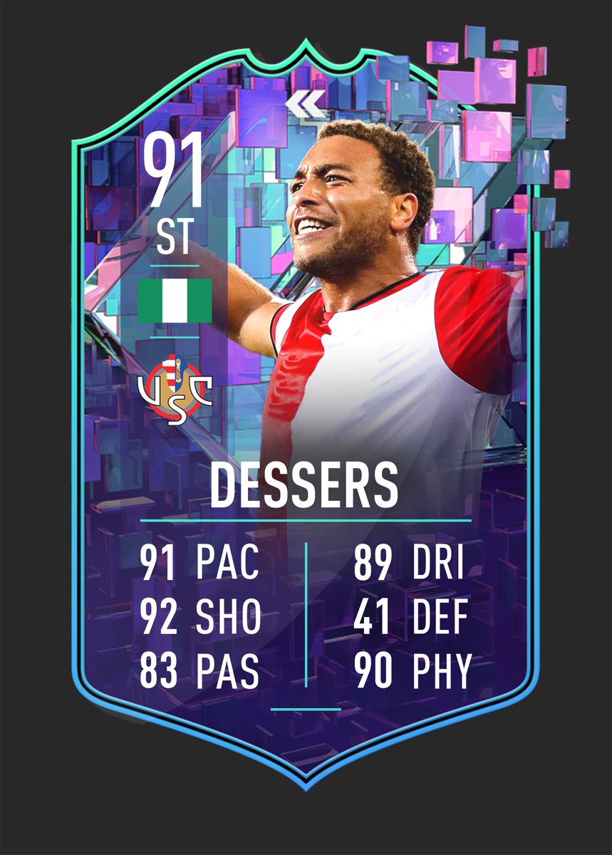 First card I ever created vs how it's going now   

I think its safe to say I have learned a lot😅  

l #FIFA23 l #FUT23 l #Feyenoord l #Dessers l