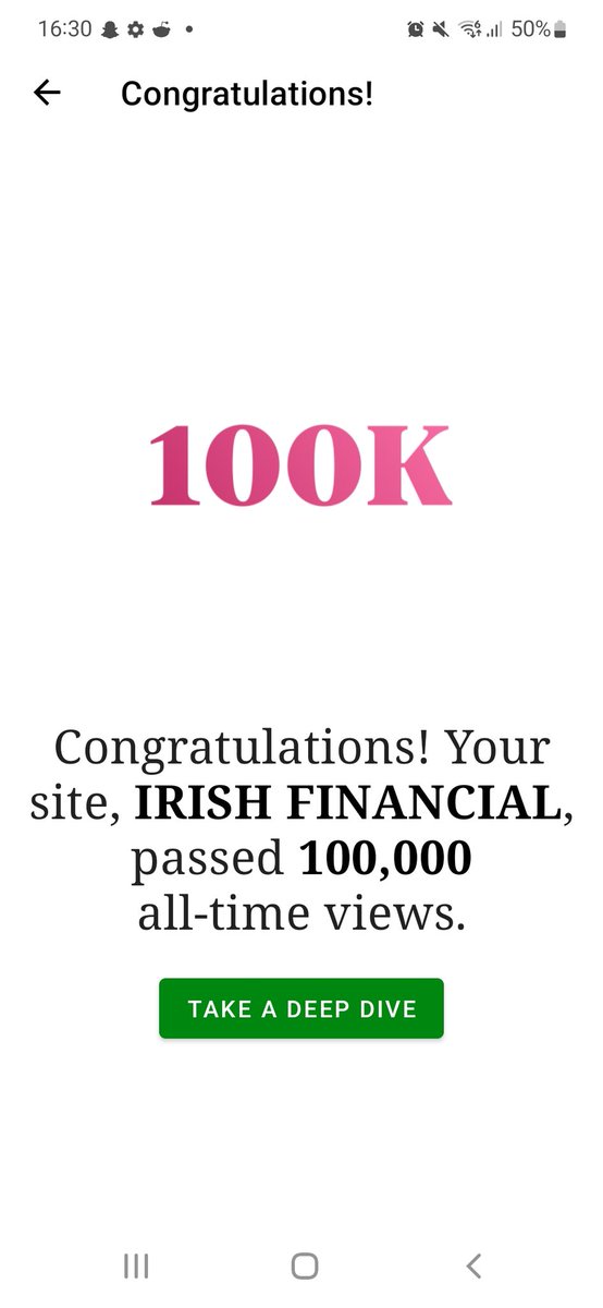 theheadstartup's tweet photo. Hit a nice milestone today on my website https://t.co/h6zLOjJjCT https://t.co/8N6LDwE32l