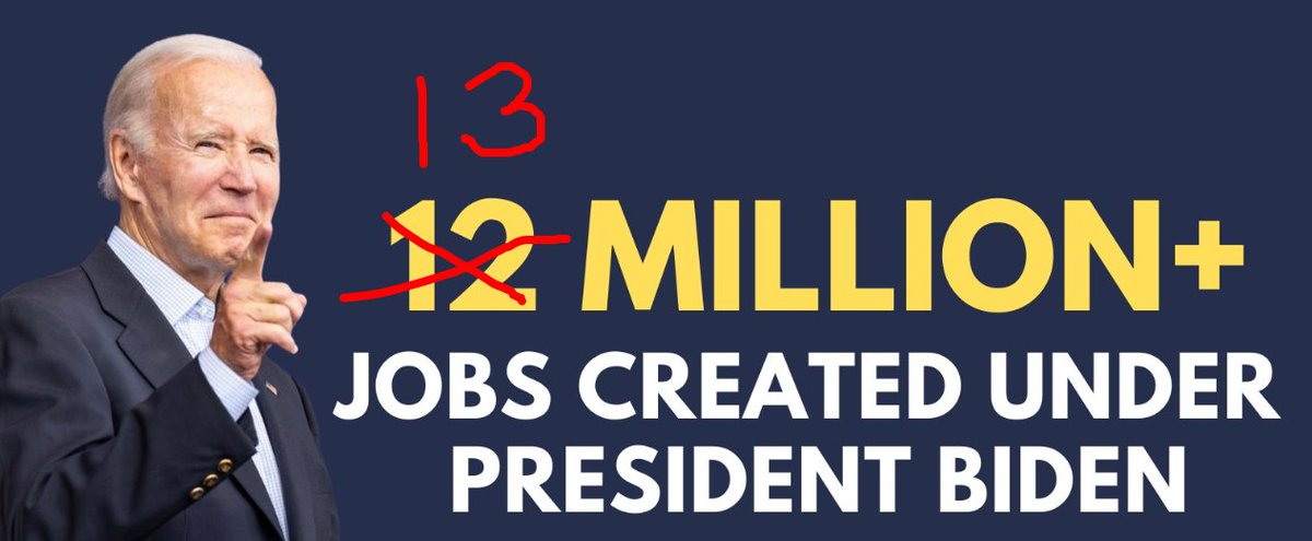 ✅Default avoided
✅Veterans health care protected
✅Meat inspections continued
✅Stock market rising
✅Social Security & tax refund checks mailed on time
✅#13MillionJobs added
✅3.7% unemployment

Life is better, thanks to Biden & the Democrats bailing out Kevin McCarthy.