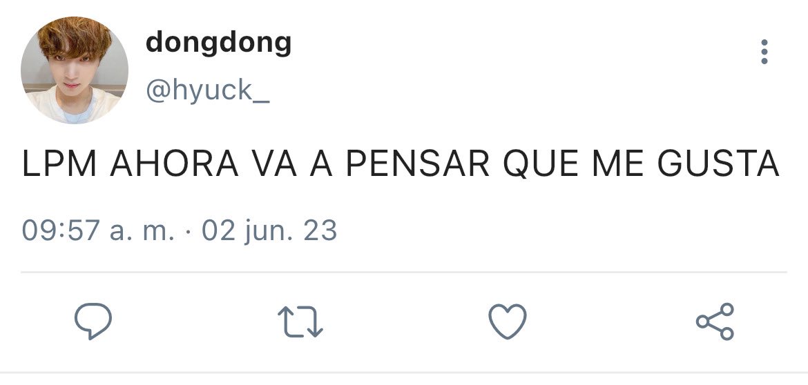 didlovehc's tweet photo. markhyuck au ꨄ || confusión amorosa

haechan, enamorado de su amiga, descubre por accidente que ella está interesada en mark. sin embargo, un malentendido hace que mark crea que es el chico quien está enamorado de él y no la chica. https://t.co/iAn3j8RcUb
