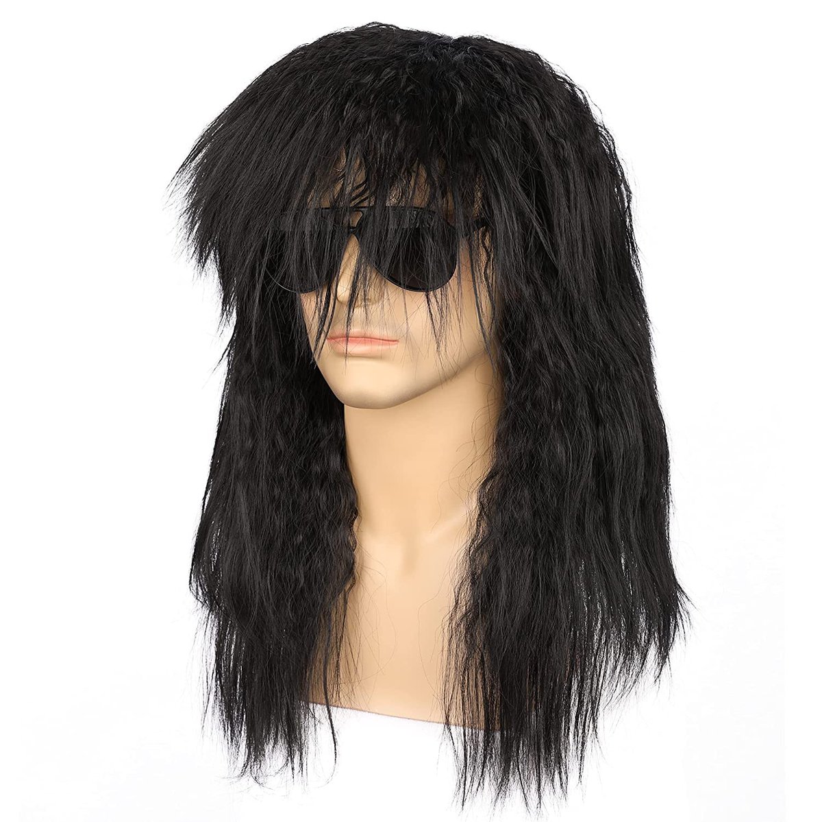 Excited to share the latest addition to my #etsy shop: Men's Long Curly Synthetic Wavy Hair 80s Punk Rock Wig Cosplay Wigs (Black) etsy.me/3N7QTLt #black #wigs #synthetichair #curly #adultsize #cosplaywigs #shortcurlywig #judgewig #colonialjudgewig