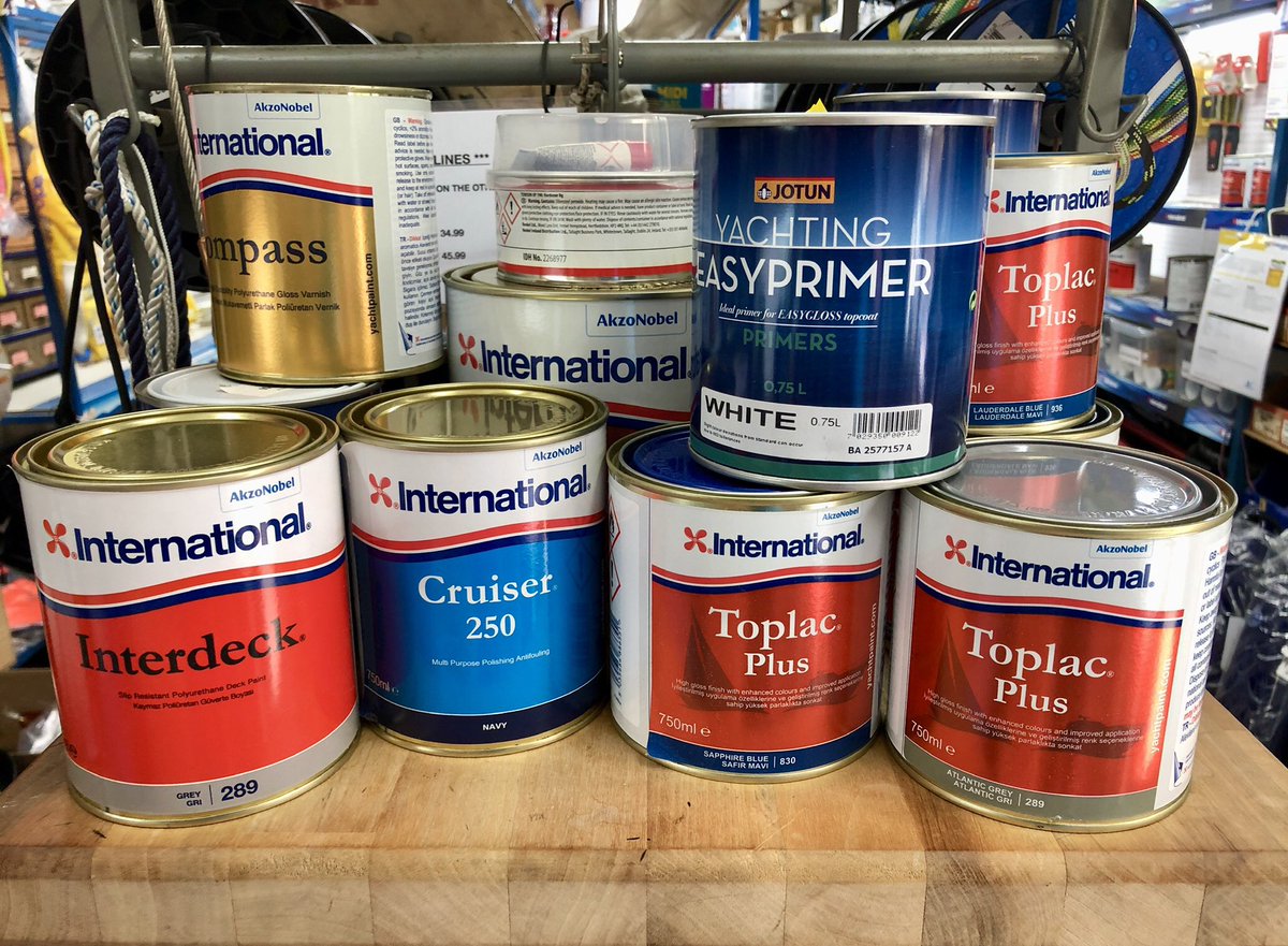 Paint delivery today at everyone’s favourite chandlery, The Boat Shop on Ferry Road !! #teddington #thames #chandlerylife #marinalife #hampton #twickenham