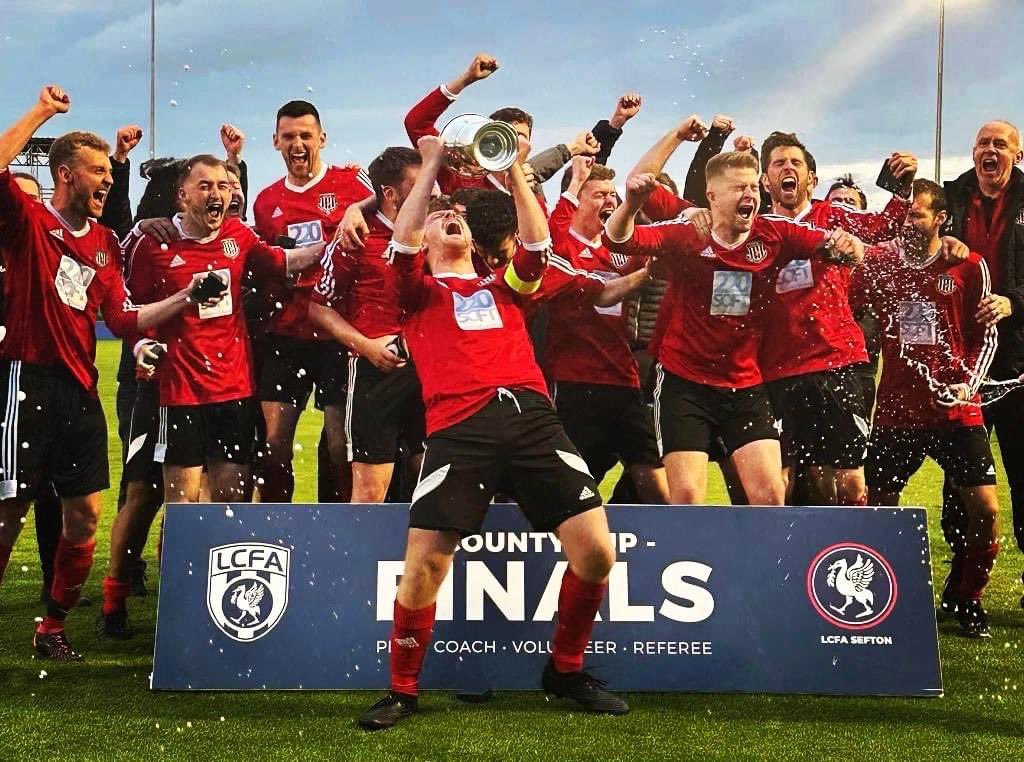 StMargaretsOBFC's tweet photo. DOUBLE WINNERS 🏆🏆 22/23

An incredible season for @StMargaretsOBFC this year winning a @Liverpool_CFA &amp; @livoldboys Cup Double 

A year we will never ever forget for our #SMAFamily 🤍🖤❤️🏆🏆 https://t.co/BY2AaE0pMY