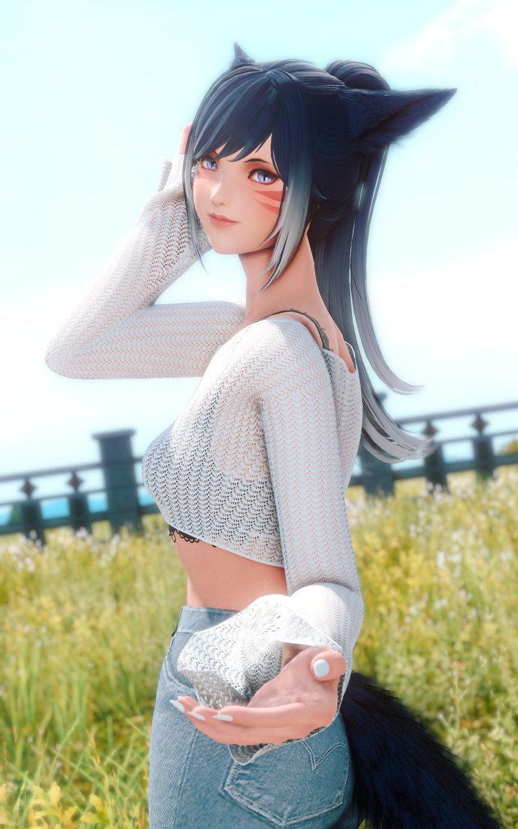 Would you like to hold hands? 😊

#gposers 
#miqote