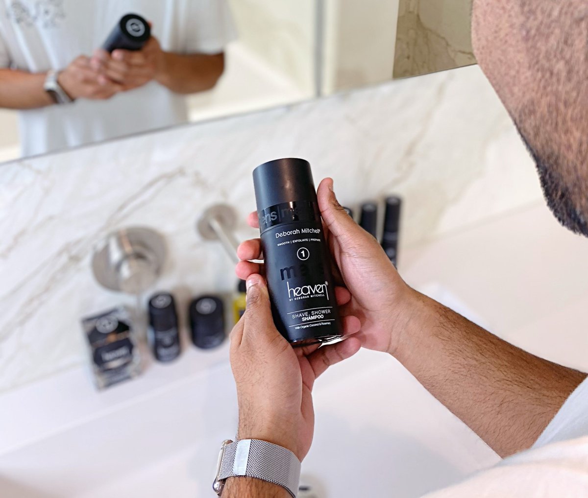 #GroomingTips Who doesn’t love a product with a multitude of uses! Use my Shave, Shower & Shampoo as a shower gel, a shampoo and a shaving wash. It suits all skin types and contains organic essential oils. Win, win 👏 #FathersDay #HeavenSkincare ow.ly/ScVC50OzYiL