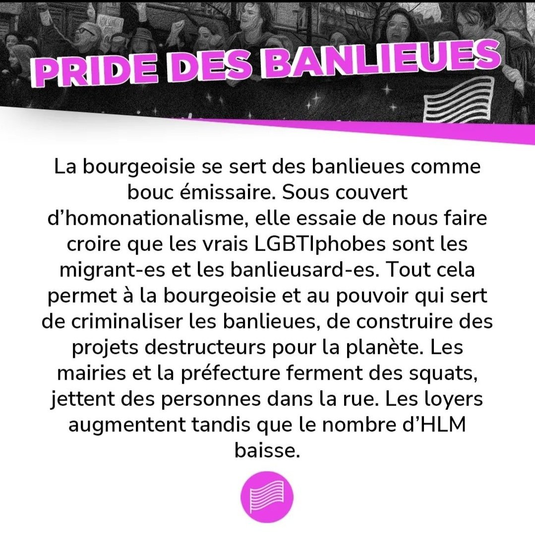 Je viens de lire la publication sur la pride des banlieues et j'étais passée à côté de ça 😭😭😭😭