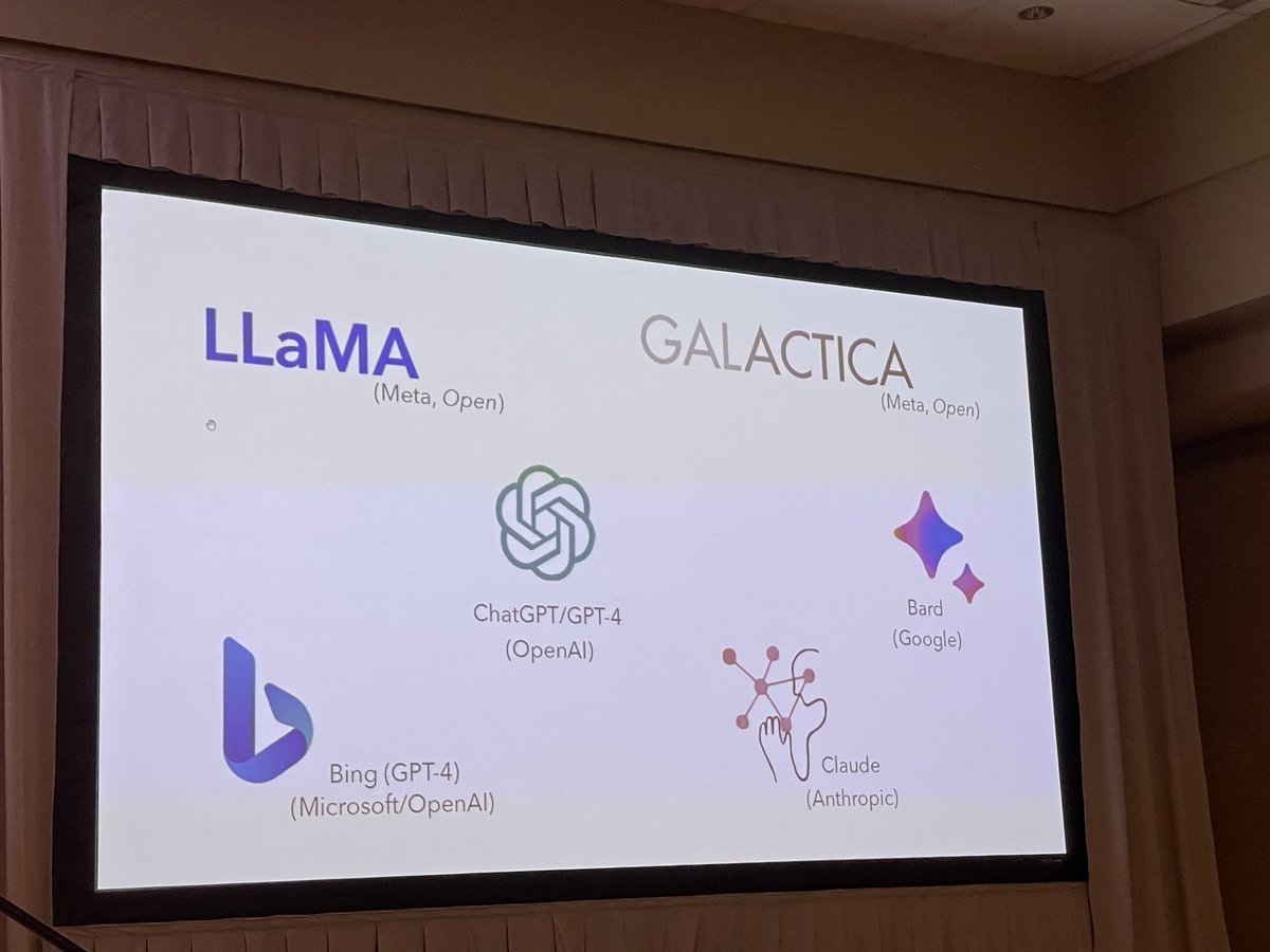 This slide is absolutely not representative of the amazing introduction by Dr. Shawn O’Neill <a href="/CUMedicalSchool/">CU School of Medicine</a> to #AI, key research in the field and explaining it all at a level the whole room can understand #2023GIR <a href="/AAMCtoday/">AAMC</a> - 🤯wow!