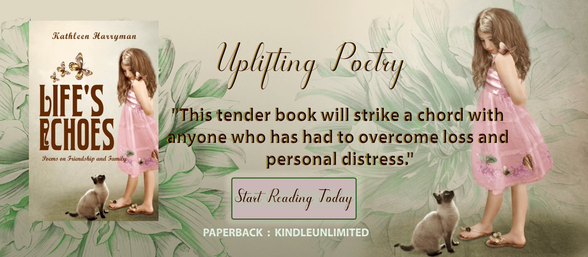 #BookReview 'Beautifully written, these #poems clearly come from the heart, and they bring strength to my heart. My thanks go out to this gifted poet.'

🌻 getbook.at/lifesechoes

#KU #kindle #paperback

#poetry #mustread #poetrycommunity #BooksWorthReading #gr8books4u