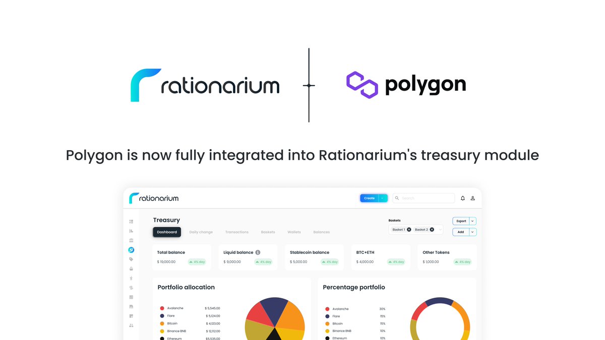 <a href="/rationarium/">Rationarium</a> has now fully integrated @0xPolygonLabs into it's treasury module #web3 #polygonnetwork