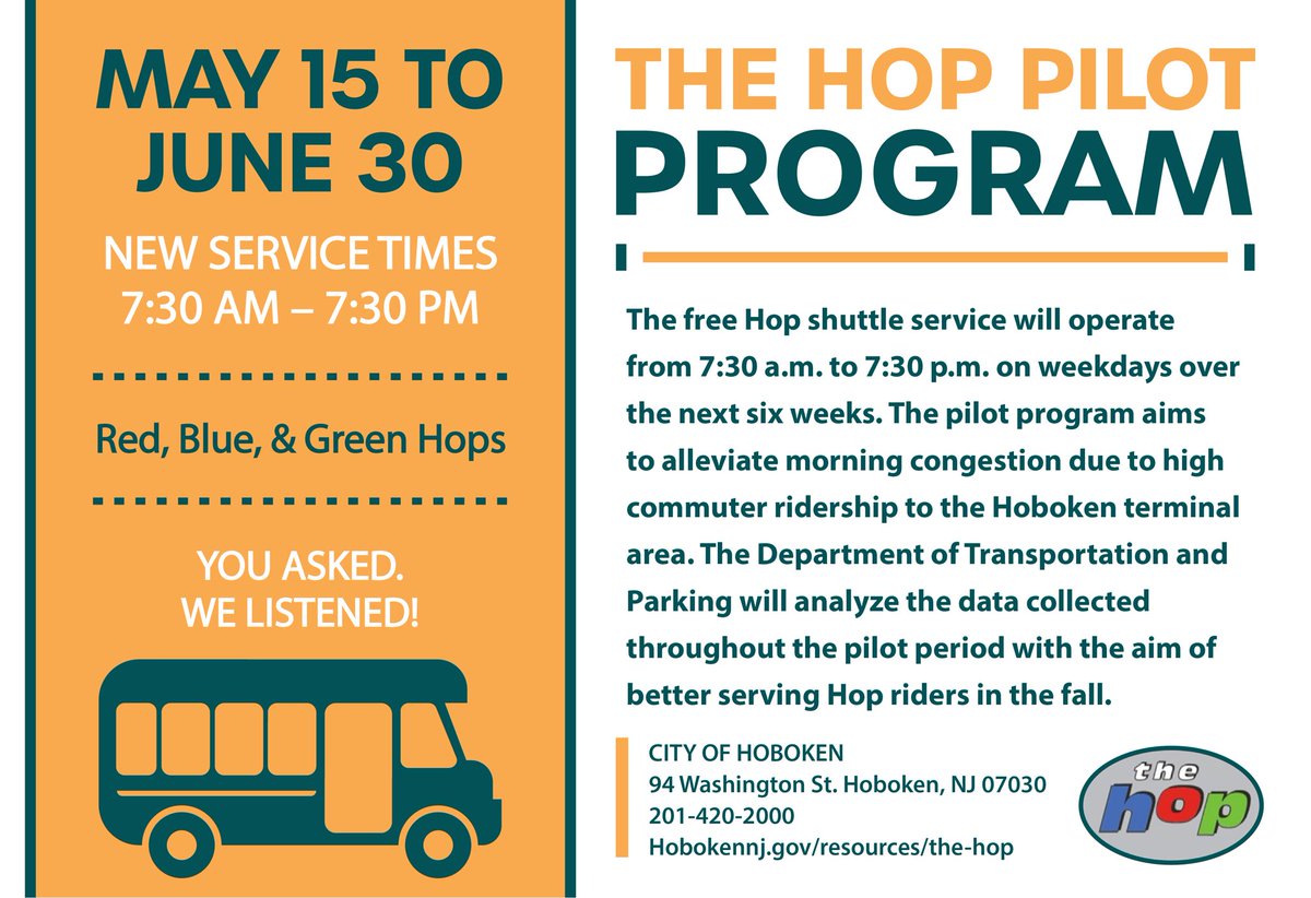 City Of Hoboken On Twitter Heading To Work On Monday Consider Taking city-of-hoboken-on-twitter-heading-to-work-on-monday-consider-taking