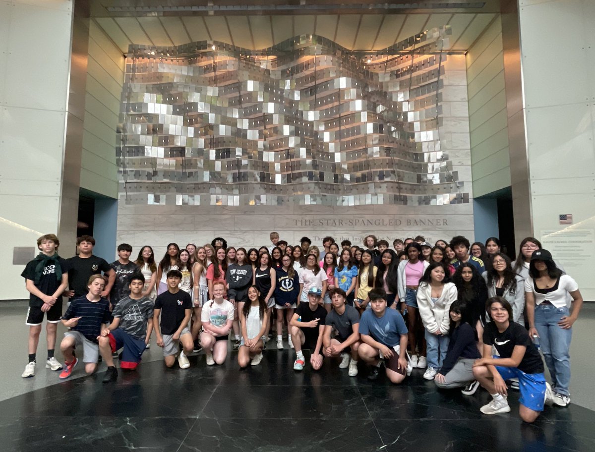 The <a href="/ip_schools/">Island Park Schools</a> 8th graders loved exploring the <a href="/amhistorymuseum/">National Museum of American History</a> this morning!