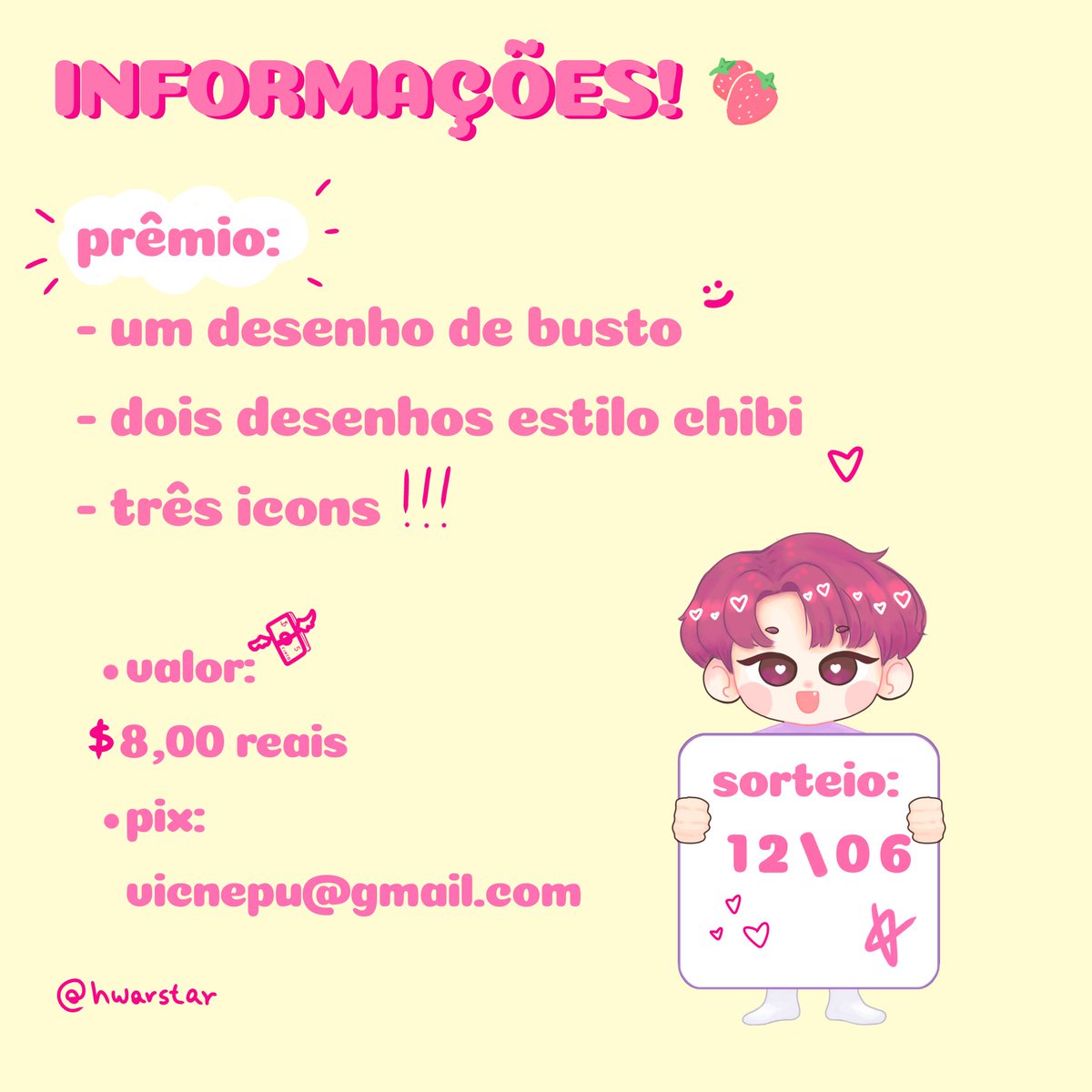 hwarstar's tweet photo. amorecos to fazendo essa rifa pra conseguir ver o ateez em sp !!!! ajudem essa pobre universitária 😭 

quem não puder comprar, pode compartilhar, por favor? 👉💞

pix pra quem quiser copiar: vicnepu@gmail.com https://t.co/X66DgPEaEH