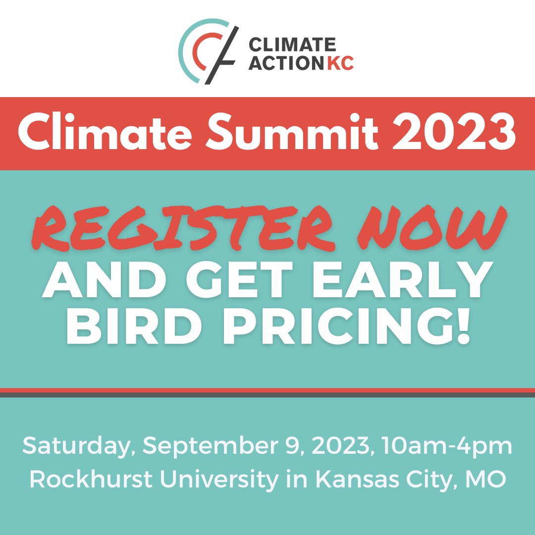 What lies ahead for KC as the city aims to reach its net zero goal? Come to our 3rd Annual Climate Summit on 9/9 and find out! Early bird pricing is now open. REGISTER NOW and get in on the action now 👉 bit.ly/43f5J9J
