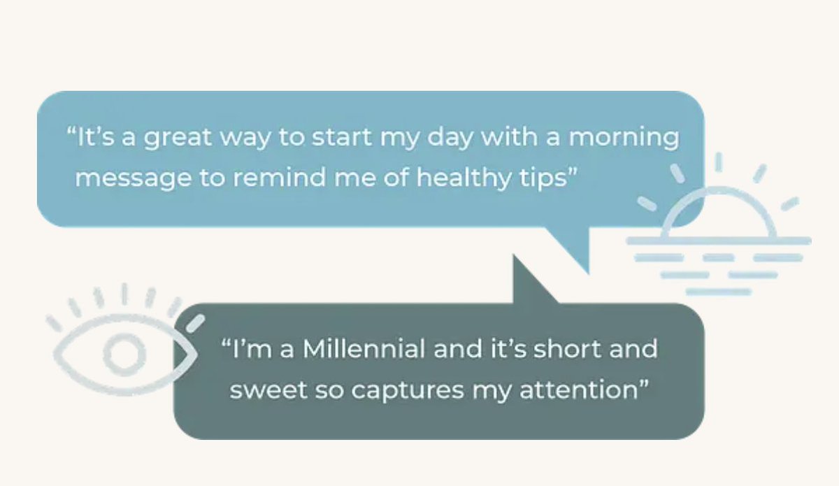 WholisticsH's tweet image. Designed by #behavioralhealth experts, the Wholistics #chatbot takes a #holistic approach to guide activities of living to manage #chronicconditions and enhance overall health and #wellness. 

Learn more:
community.wholistics.health/wholistics-cha…

#AI #health #healthtips #artificialintelligence