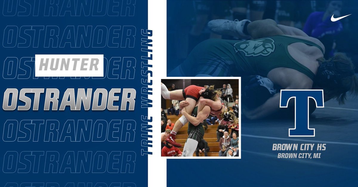 Hunter Ostrander is #TrineTough Please welcome Hunter Ostrander from Brown City, Michigan to the family! 🌩