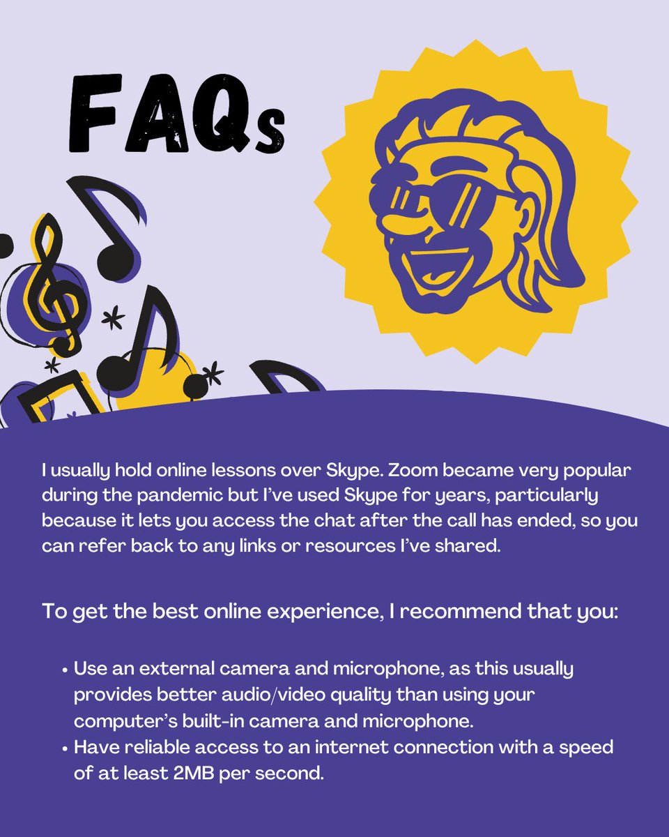 Are you interested in taking #onlinebasslessons ?

All you need is:
 1. A good quality external camera and microphone.

2. An internet connection with 2mb per second. 

3. A Skype account.

Don't let distance or circumstances stop you from improving your bass playing skills!