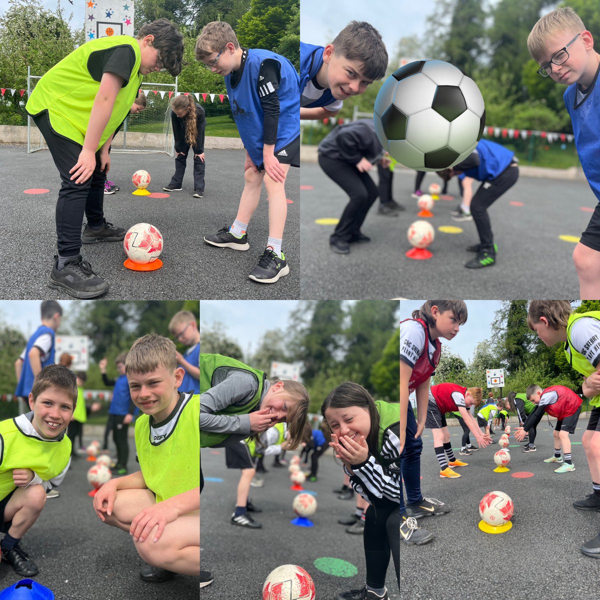 scoilbhrideNS's tweet photo. Continuing to develop our fundamental movement skills during our soccer activities today - thank you Euan!⚽️Check out the control and check out those SMILES! 🤗We love being on the move! 🌈#wellbeing #growinginconfidence @ActiveFlag @FAIWomen @FAIreland @faischools https://t.co/msc3ndAflo
