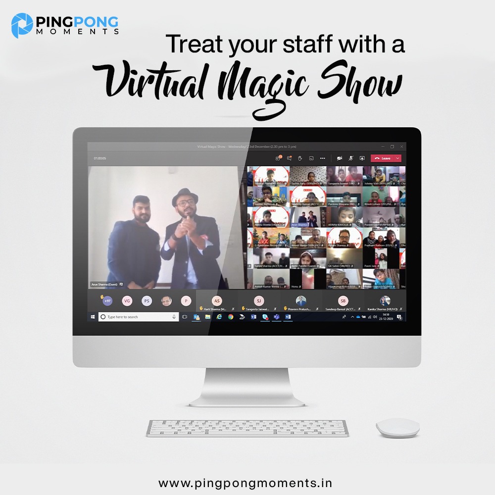 MomentsPingpong's tweet image. We are the best #virtualeventmanagementcompany in India. Offers a top-rated #virtualmagicshow selection for remote teams. Choose a #virtual magic show #corporateevent for ultimate fun.

Call: +919891406080
Visit: pingpongmoments.in/virtual-event.…
#virtualeventorganiser #PINGPONGMOMENTS