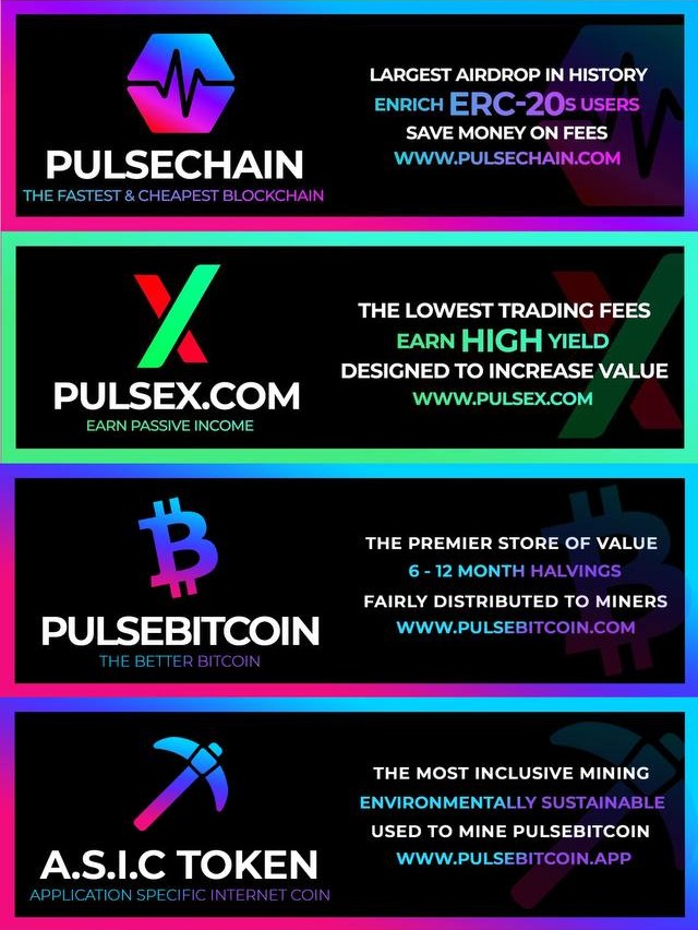 #Pulsebitcoin & #ASIC will be running on its own yall.

This is what we need. AND wanted.

I'll include #Pulselitecoin since other random projects are popping up. I like this one. 

#Bitcoin #BTC #Ethereum #Eth #HEX #PulseChain #PulseX #Hedron #XEN #Xenbitcoin #xbtc #pls #plsx