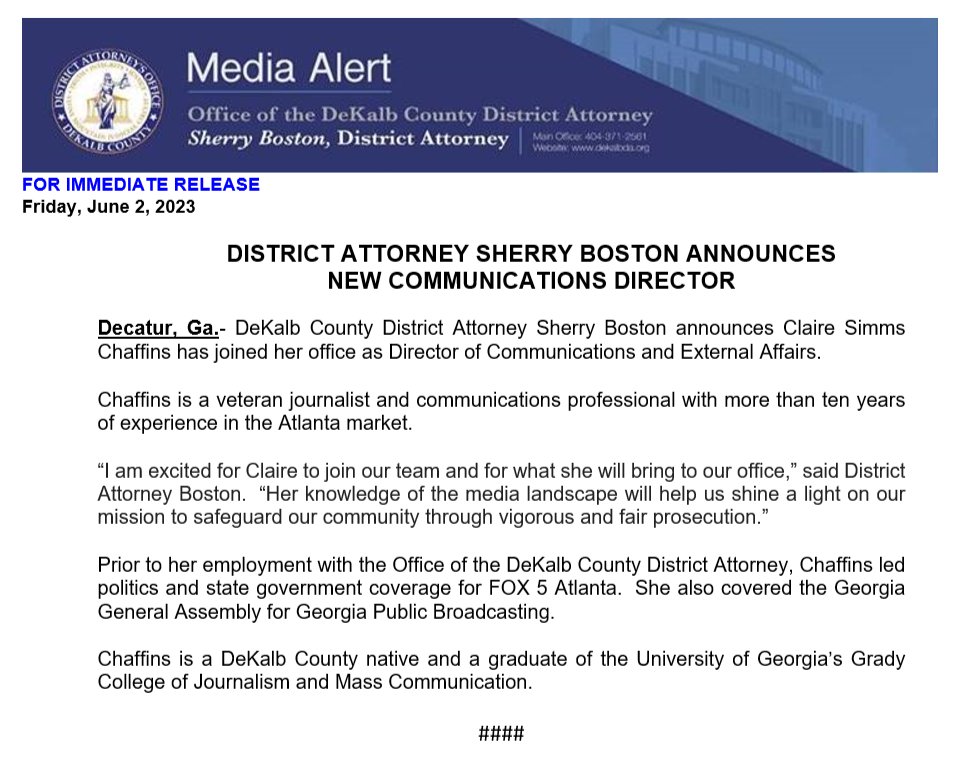 Claire Simms Chaffins tweet media