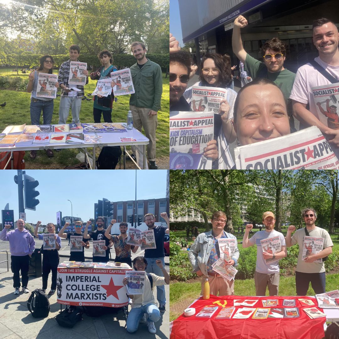There's no better way to enjoy the sun than spreading #communist ideas - comrades have been out doing just that over the last week.

Look out for our stalls across London this weekend, and get organised in the fight for revolution.

#AreYouACommunist