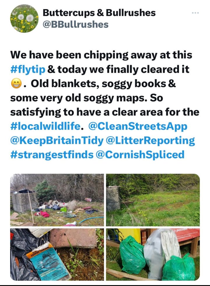 Congratulations to <a href="/BBullrushes/">Buttercups & Bullrushes</a> , winners of the #rubbishmakeover before and after #litter pick challenge! They'll receive some special #soaps from dragonseggsoaps.scot (full disclosure - I'm dragonseggsoaps.scot - no #singleuseplastic on my watch 😁💚🌍)