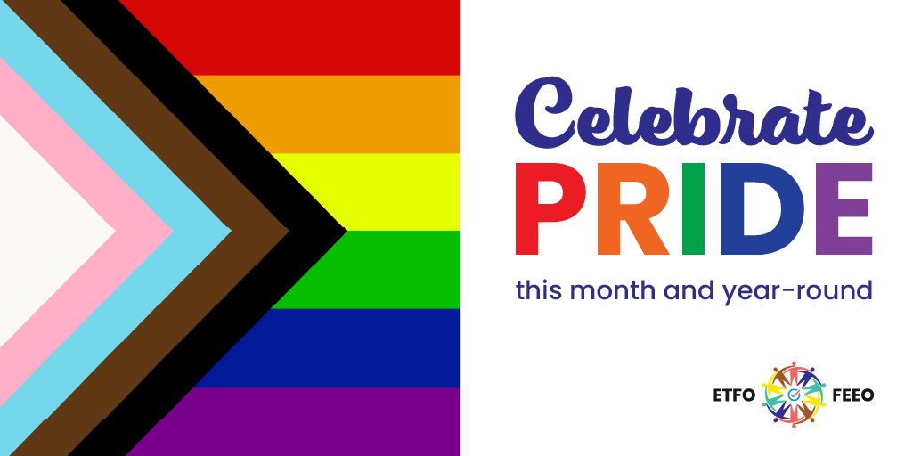 Celebrations require inclusive, safe and welcoming workplaces, learning spaces and communities, and that starts with you!

For tools to address the current climate and create inclusive schools, we recommend the Every Teacher Toolkit 👉🏽👉🏿uwinnipeg.ca/.../Every_Teac… #onted #PrideMonth