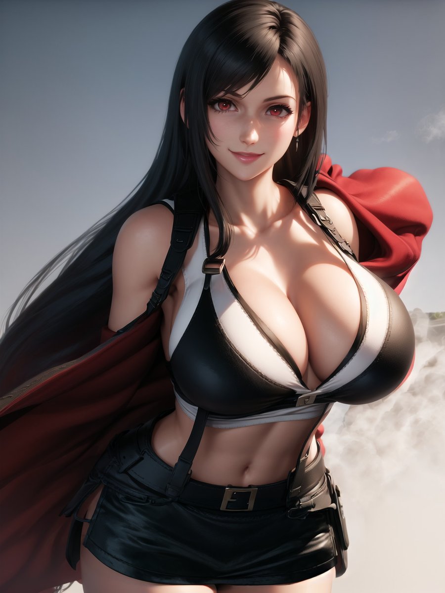 #AIart 

Tifa from FF7💖