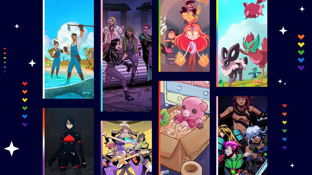 PlayHumbleGames's tweet image. We're SO proud to publish games that celebrate the LGBTQ+ community! 

Check out the Humble Games Pride Collection &amp;amp; learn more about these fantastic titles ❤️🧡💛💚💙💜