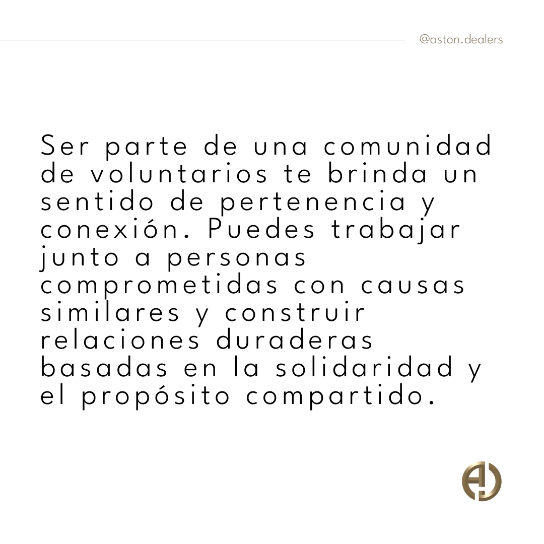 AstonDealers's tweet photo. El voluntariado es mucho más que una simple contribución a la comunidad. https://t.co/s7AJR6RuEk