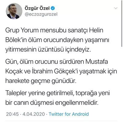 ychpicraat's tweet photo. CHP Grup Başkanvekili Özgür Özel'in DHKP-C'li Grup Yorum üyelerini andığını biliyor muydunuz? https://t.co/9VdSQqDhH8