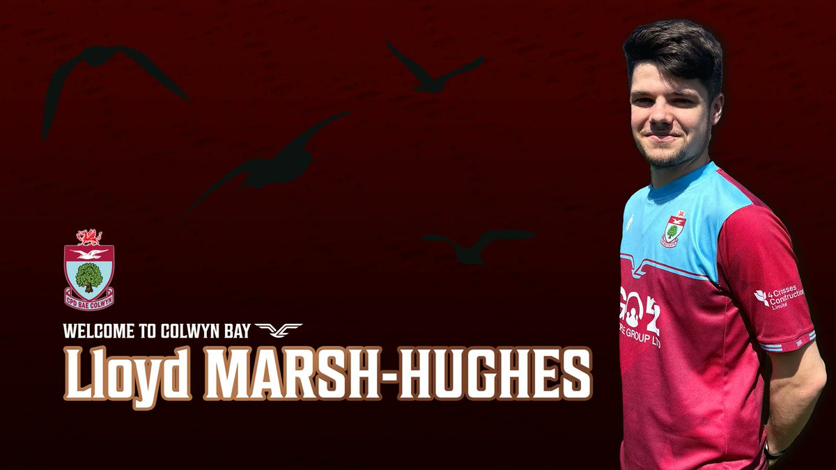 Our first two signings of the 23/24 Season...
Colwyn Bay are pleased to announce the signings of Nick Rushton and Lloyd Marsh-Hughes. Welcome to the Bay Nick and Lloyd,  we'll have interviews with both players on our YouTube channel later tonight.

cbfc.wales/bay-sign-rusht…