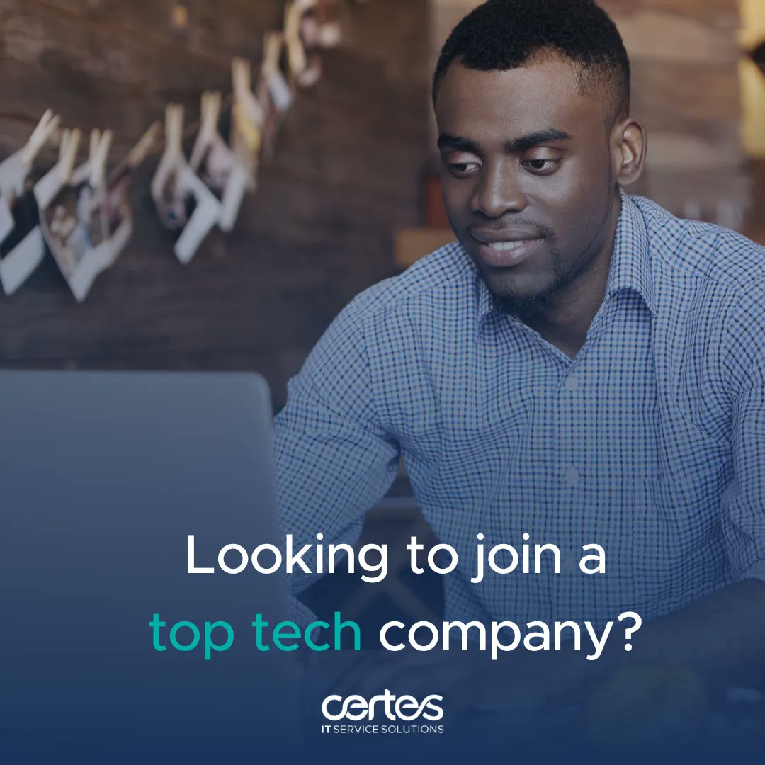 Looking to join a #TopTech company?🔎 

At Certes, we currently have a range of hybrid and flexible roles available across the #UK. 

Get in touch to find out more👉 buff.ly/3N7U72H