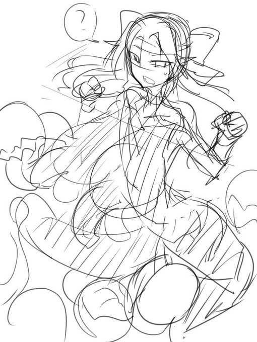 @Yzmantime 勢いでざっくりラフを描いてしまったが確かにこれは追求する必要がありそうですねぇ( ・ิω・ิ)!!! https://t.co/A4UYOp5mIO