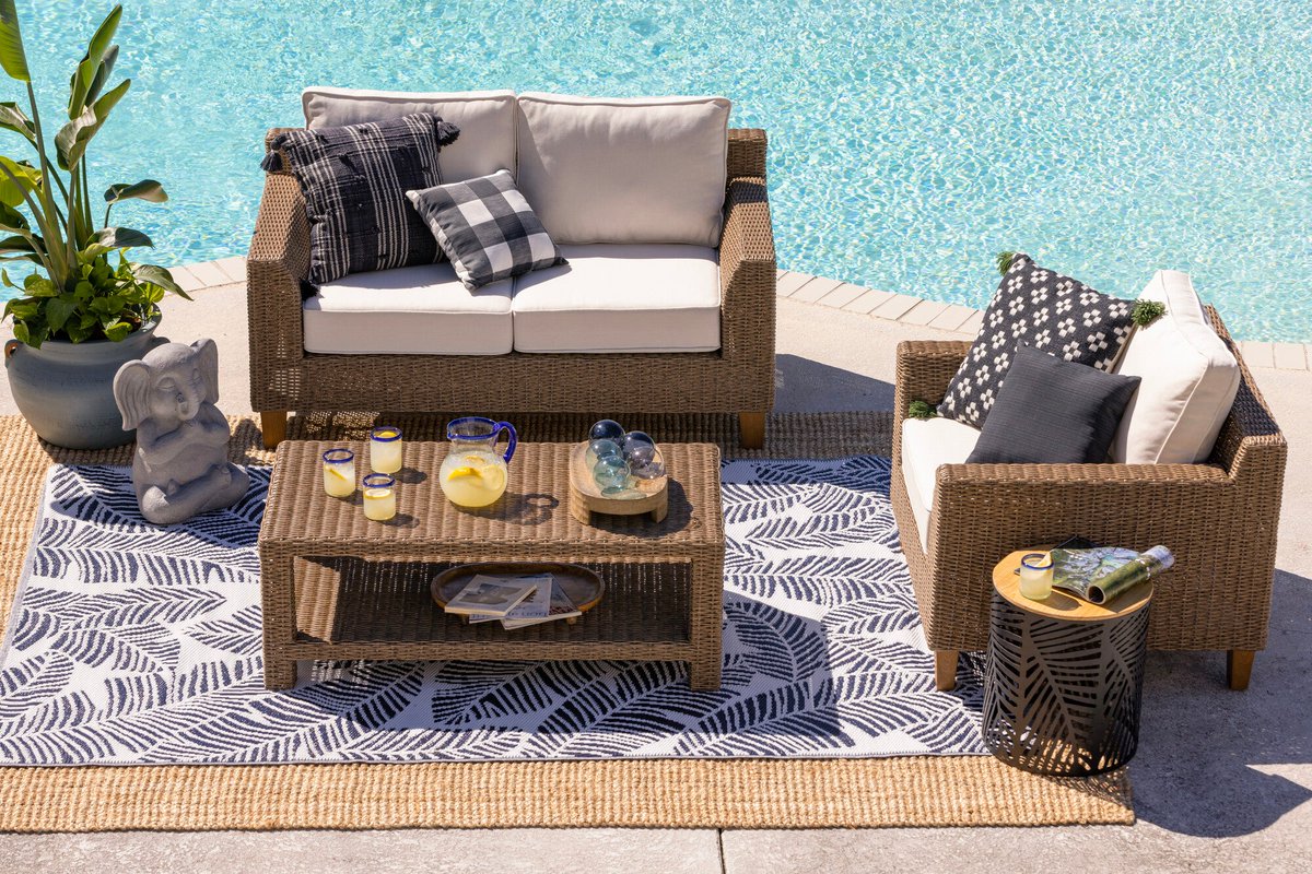kirklands's tweet photo. Dive into pure relaxation with our outdoor collection and unwind by the sparkling pool! 🌊☀️ From furniture to accessories, we've got everything you need to create your own private oasis!

https://t.co/3Vea4VjSu0

#kirklandsfinds #kirklandshappiness #outdoordecor https://t.co/ZyKcQrOIlN