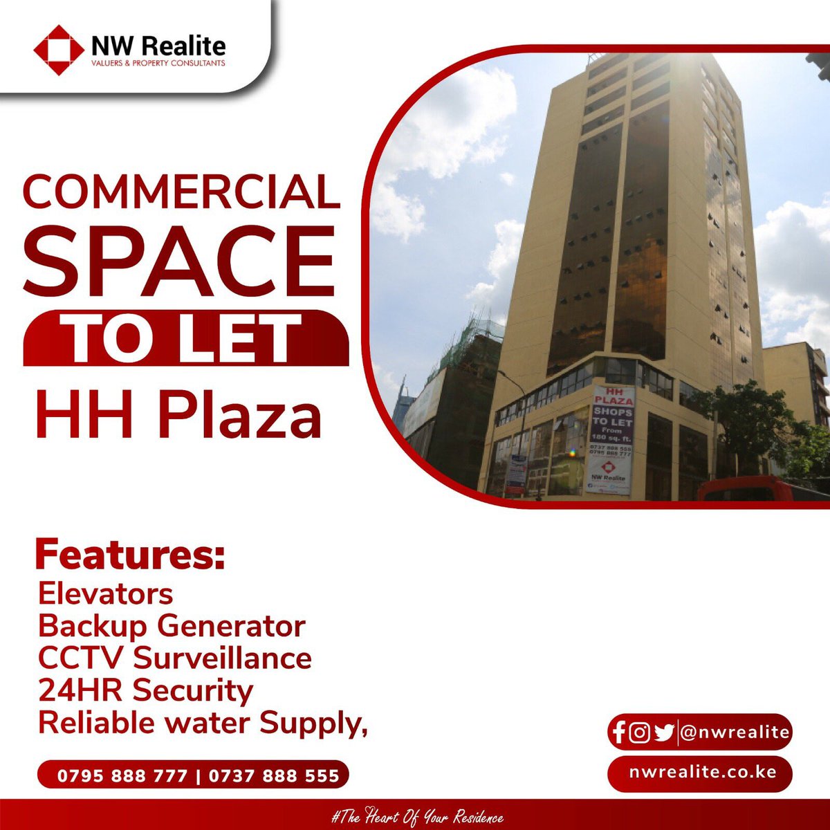 Elevate your business to the next level with our prime located retail space. Ideal for startups&amp; established businesses . 

Contact us
0737 888 555| 0795888777
nwrealite.co.ke/properties
#NWRealite #wetouchitweaddvalue