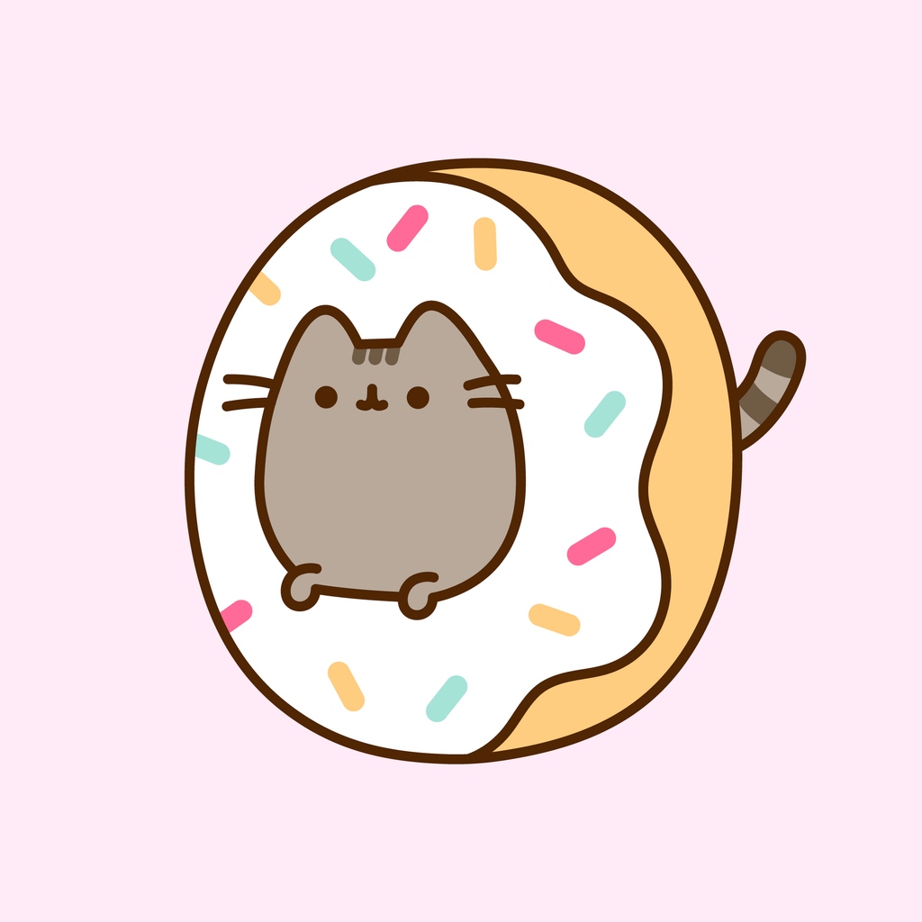 Happy National Donut Day! 🍩 #Pusheen