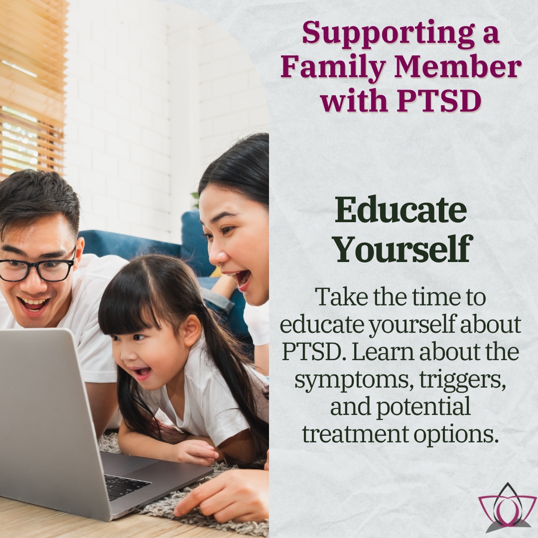 Supporting a family member with Post-Traumatic Stress Disorder (PTSD) requires patience, empathy, and a commitment to their well-being. #complextrauma #resilience #mentalhealthadvocate #mentalhealthsupport #PTSD #posttraumaticstressdisorder