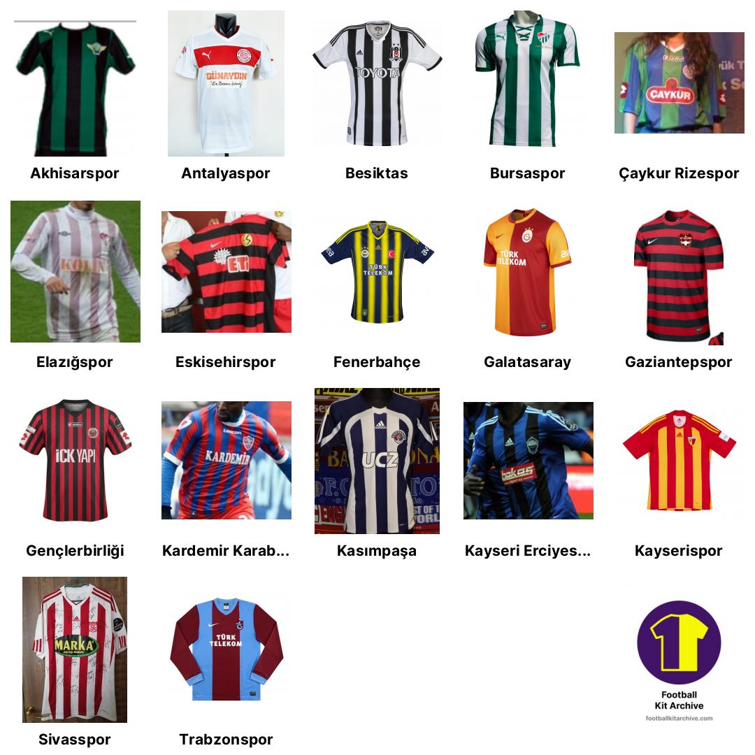 Football Kit Archive on Twitter "Süper Lig 201314 Home kits Which one
