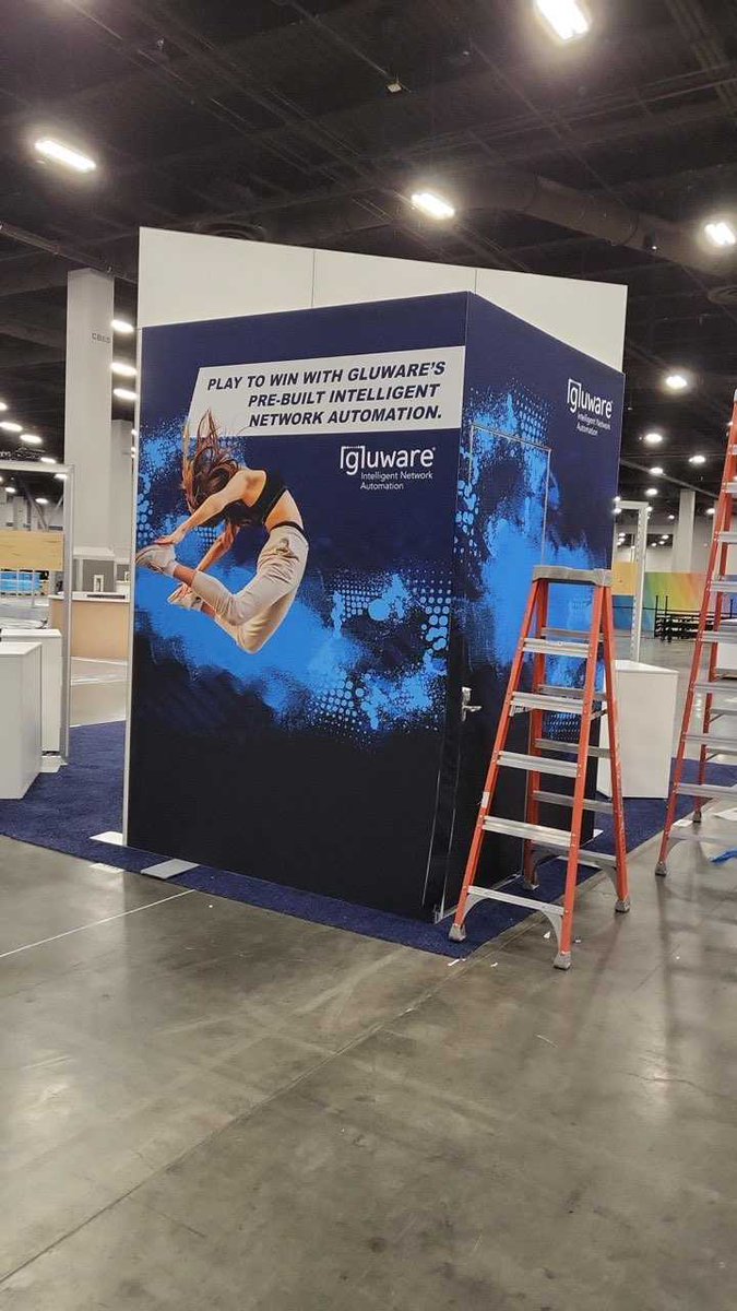 gluwareinc's tweet photo. #CiscoLive2023 is just a few days away, and our booth is coming together. 👌 #Gluware #Cisco https://t.co/ti3IC4aML3