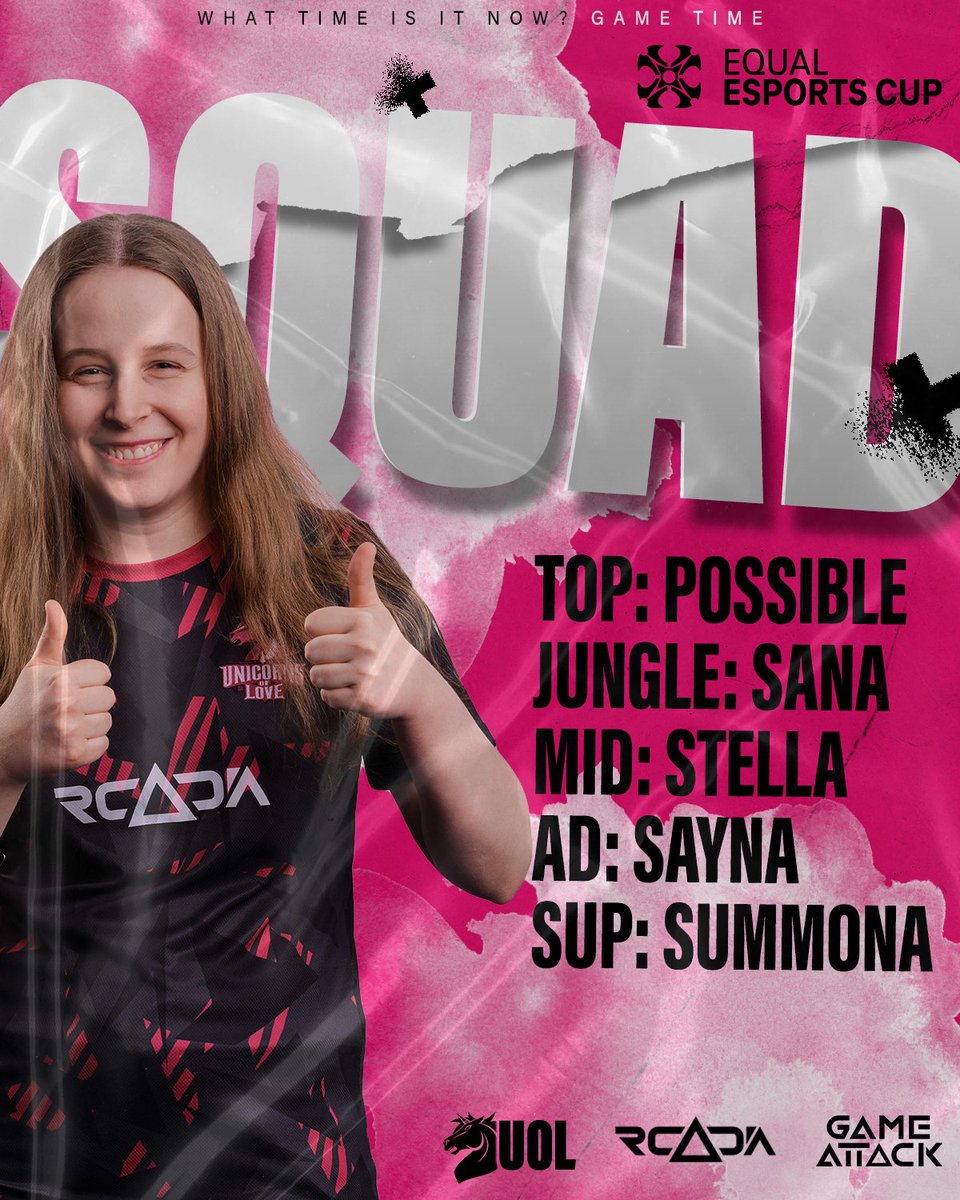 Nach ihrem Debüt letzten Split hat sich <a href="/LolSayna/">Sayna</a> 5 tapfere Mitstreiterinnen gesucht um heute beim #EqualEsportsCup Open Qualifier ihr Können zu beweisen! 💪🏻

Herzlich Willkommen und viel Erfolg! 🦄