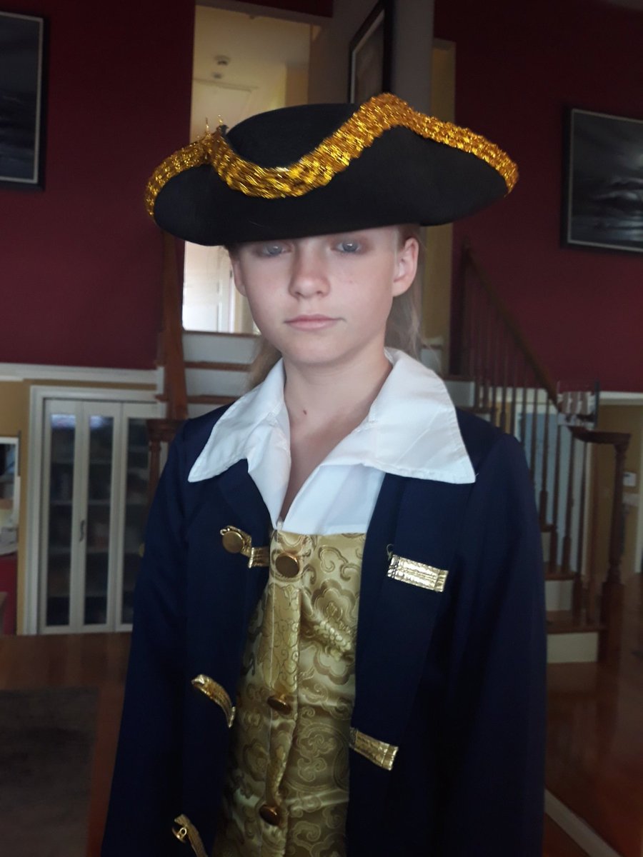 Mike HILL (@hillster28) on Twitter photo My daughter's class had to dress up as & reenact participants in the #AmericanRevolutionaryWar.
Winter was female soldier #DeborahSampson.
Win manages to look cool,confident, & sinister in one glare! 😂
Good job by all the kids!
Good job by <a href="/GCPelementary/">GCP Elementary</a> staff! My daughter's class had to dress up as & reenact participants in the #AmericanRevolutionaryWar.
Winter was female soldier #DeborahSampson.
Win manages to look cool,confident, & sinister in one glare! 😂
Good job by all the kids!
Good job by <a href="/GCPelementary/">GCP Elementary</a> staff!