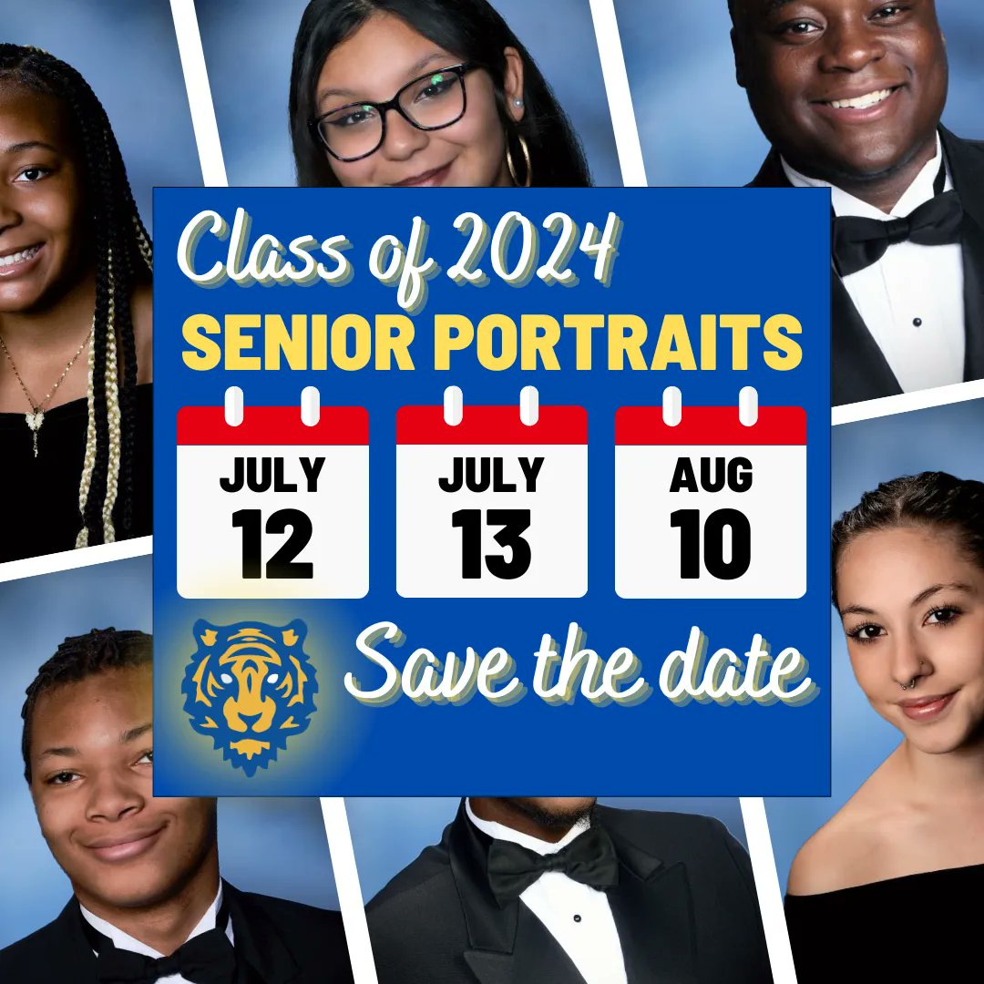 Class of 2024! Schedule your senior portraits for Monday or Tuesday NOW or swipe to see the other dates for senior portraits. Questions, reach out to Ms. Varsalona!