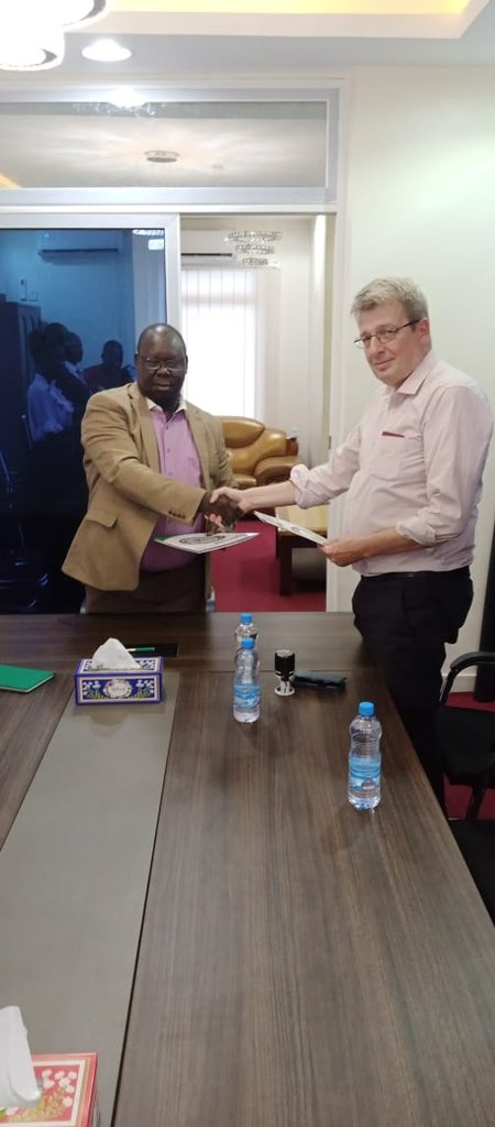 Today Clena Sustainable Future and our subsidiaries Sealink Ltd with office in Juba, signed a MOU with the Hon. Undersecretary of Ministry of Mining in South Sudan about new laboratory in Juba with focus geological, geotechnical analysis and analysis of road construction material