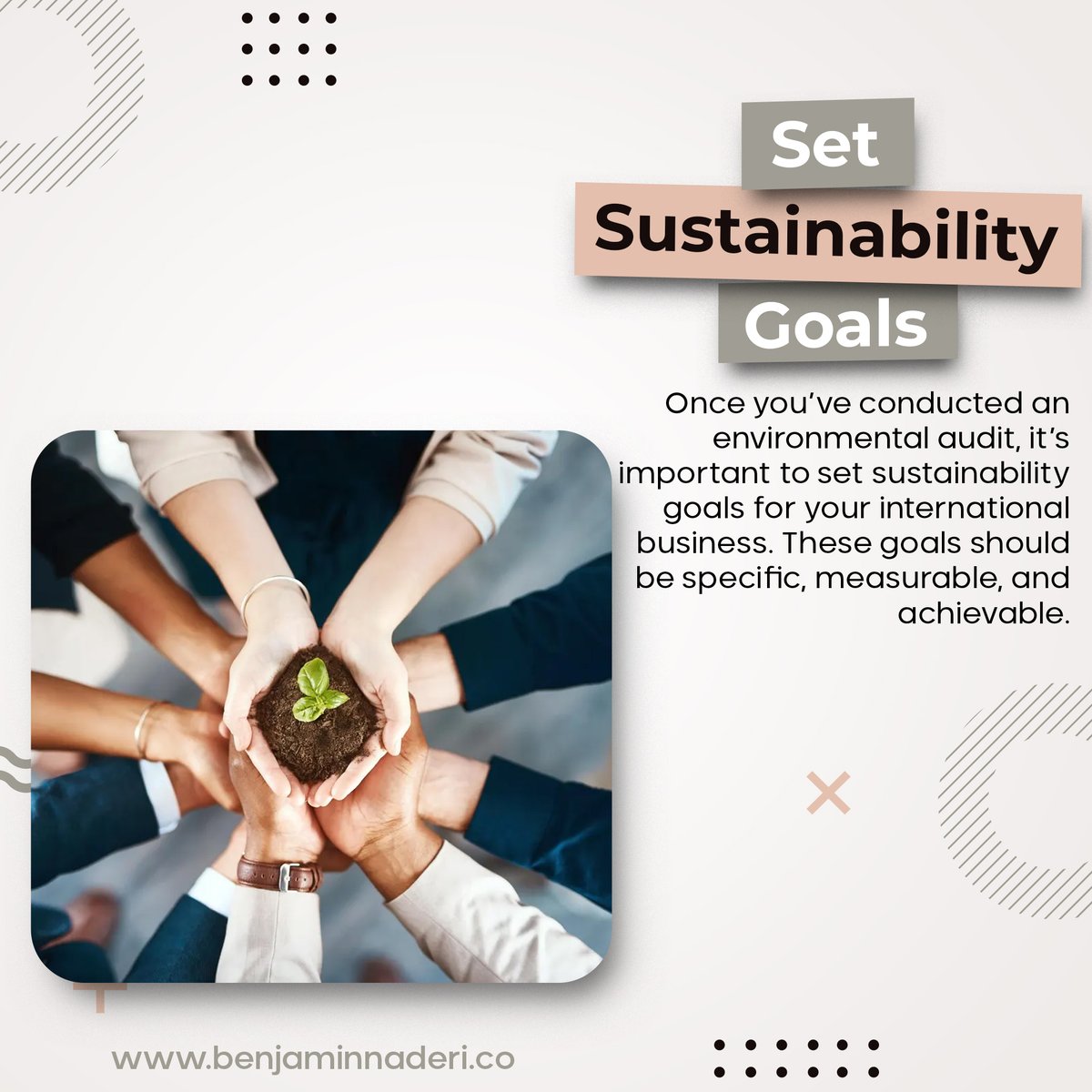 BenjaminNaderi1's tweet photo. Chart a sustainable path for your global business! Benjamin Naderi underscores goal-driven sustainability for positive change and reduced environmental impact.

Read full blog at
https://t.co/KiYA6UlMOm

#SustainabilityGoals #PositiveChange #EnvironmentalImpact #Business https://t.co/NPg8SDT9lH