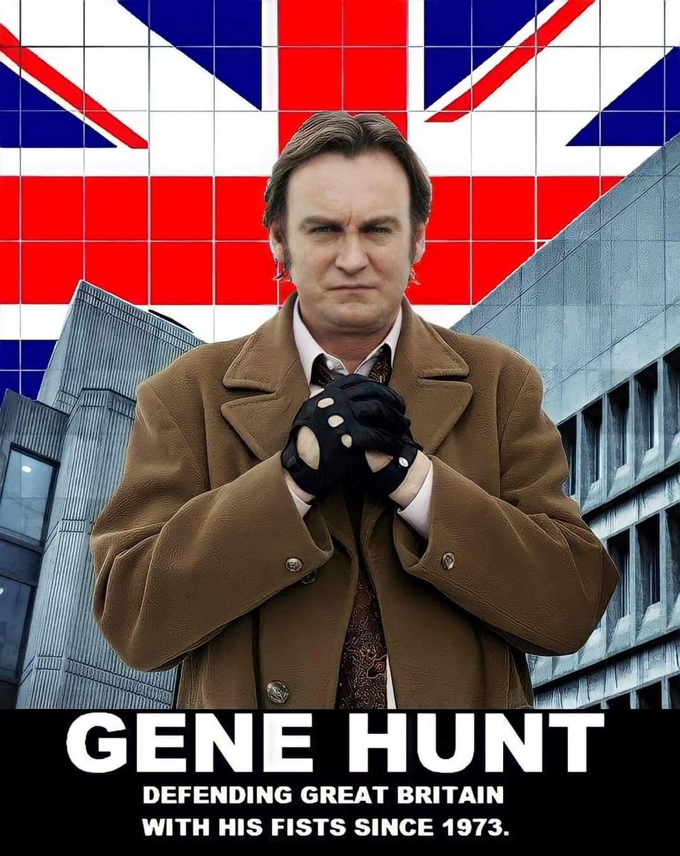 Today 2th of June is Gene Hunt day
1973-2023
50 years anniversary
 #GeneHunt #lifeonMars #ashestoasheslive #lifeonMarslive #ashestoashes